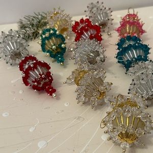 12 Push Pins  Christmas ornaments
